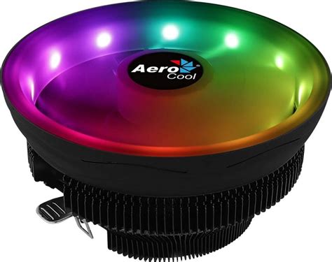 Aerocool Core Plus ARGB CPU Air Cooler - Aluminum - (TDP) up to 110W - LGA 1700/1200/115X AM4/AM5. 